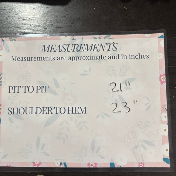 NEW! La Vie en Rose Blue Button Up Long Sleeve Ruffle Trim Top Size Medium - Picture 8 of 9